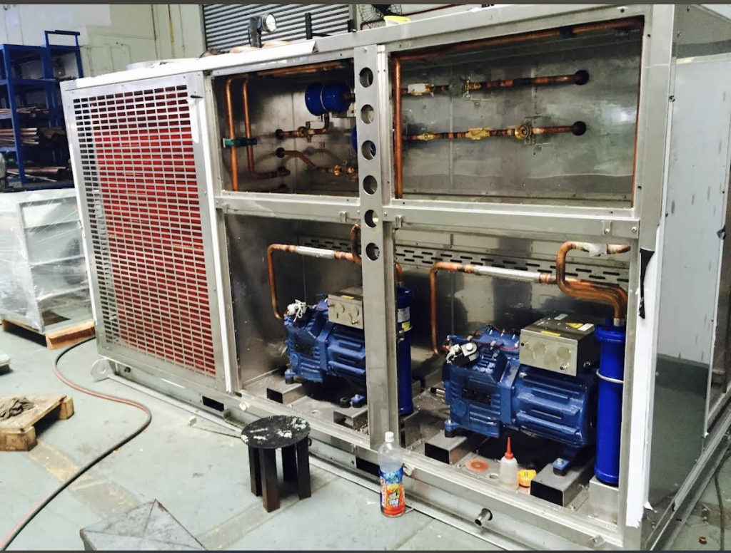 BOCK ATEX compressor installed in offshore explosion-proof condensing unit - Yr 2010s