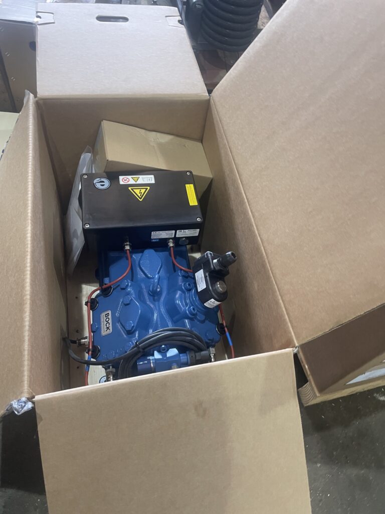Bock ATEX Compressor - Newly Shipped In Palletized Carton Box